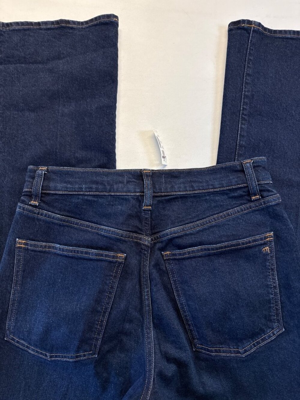 Madewell Womens Relaxed Bootcut Jeans~Size 26~Foundry Wash (Dark Blue) NWT L7 24 - Picture 9 of 11